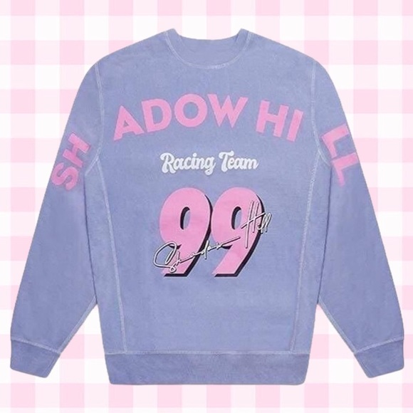 Shadow Hill Racing Crewneck Sweatshirt Grape XS - Picture 6 of 9